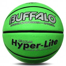 Buffalo Sports Hyper-Lite Cellular Rubber Basketball | Size 7 Neon Green